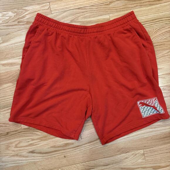 adidas Other - PUMA fleece lounge/athletic shorts, red – men’s 3XL